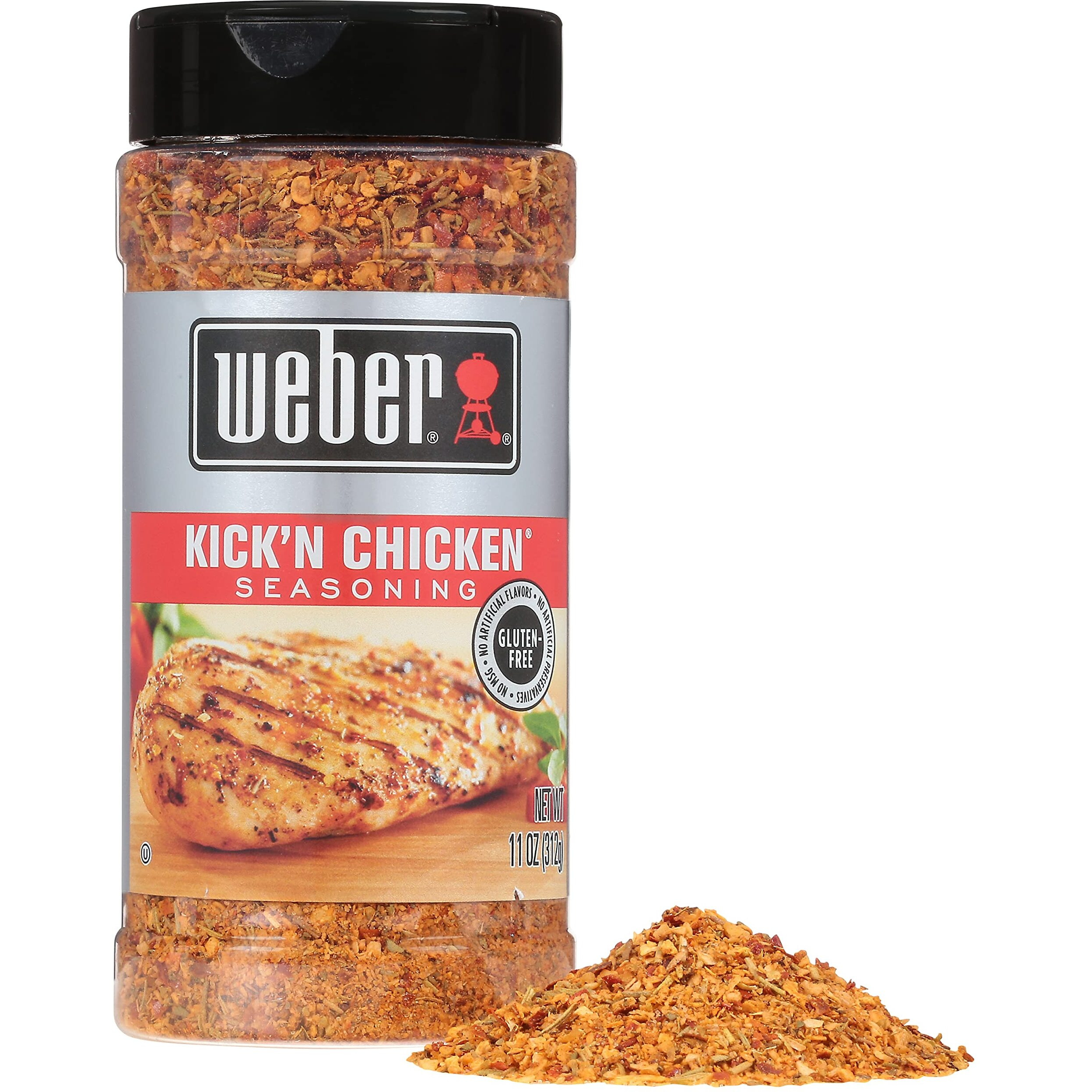 Weber Kick'N Chicken Seasoning, 11 Ounce Shaker