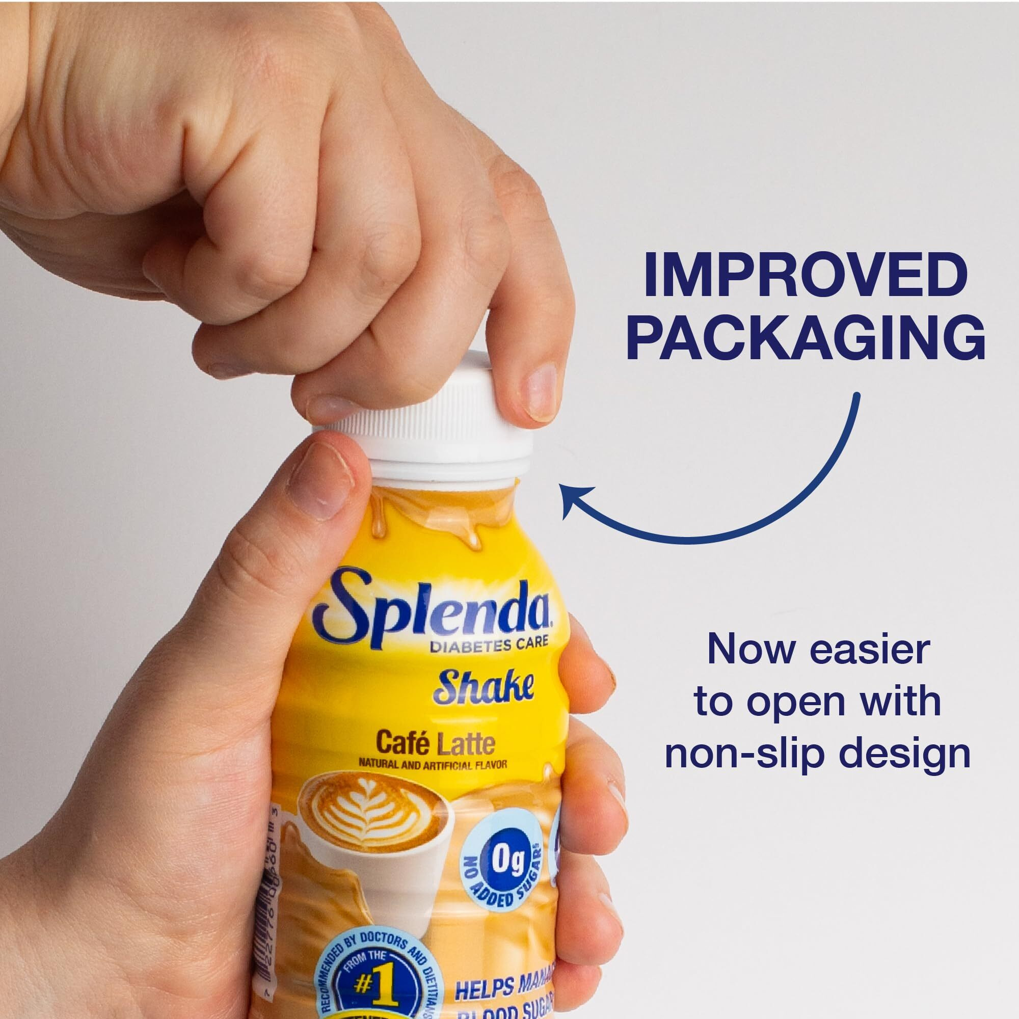 Splenda Diabetes Care Shakes - Meal Replacement Shake, Caf   Latte, 8 Fl Oz (Pack Of 24)