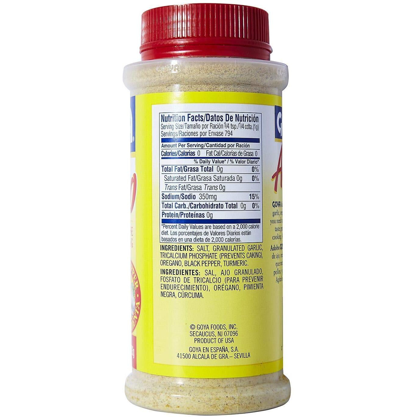 Goya Adobo All Purpose Seasoning With Pepper Extra Large 28 Oz Shakeable Canister