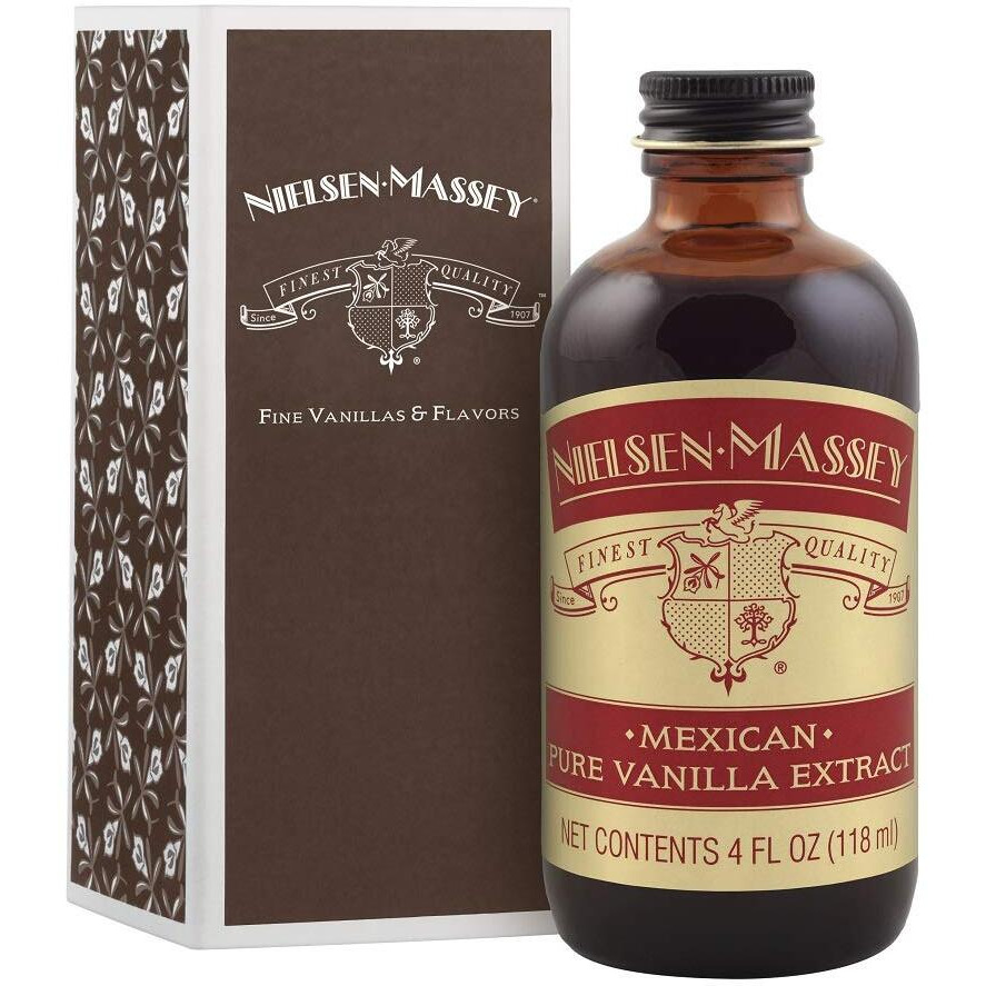 Nielsen-Massey Mexican Pure Vanilla Extract For Baking And Cooking, 4 Ounce Bottle