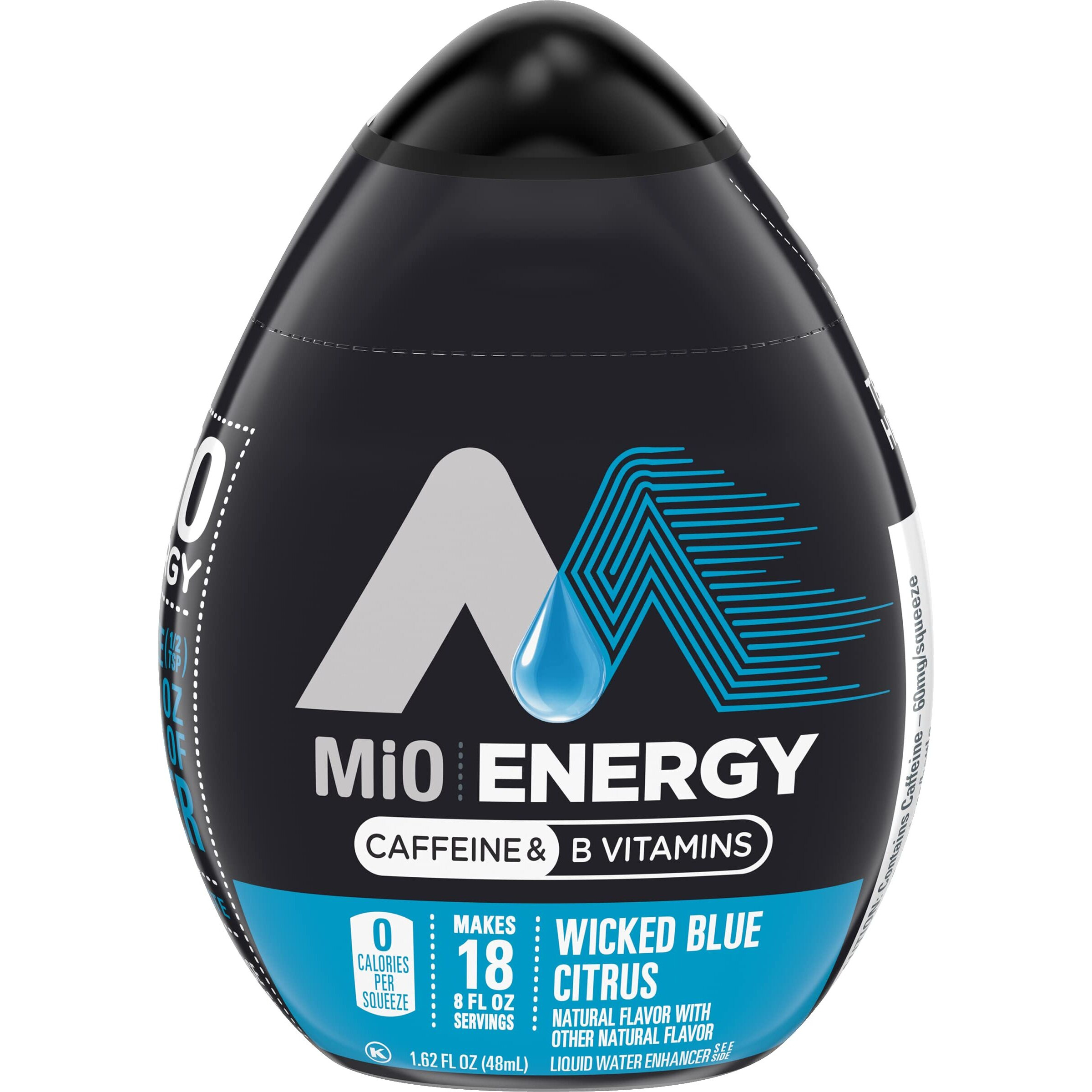 Mio Energy Liquid Water Enhancer, Wicked Blue Citrus, 1.62 Oz, 12-Pack