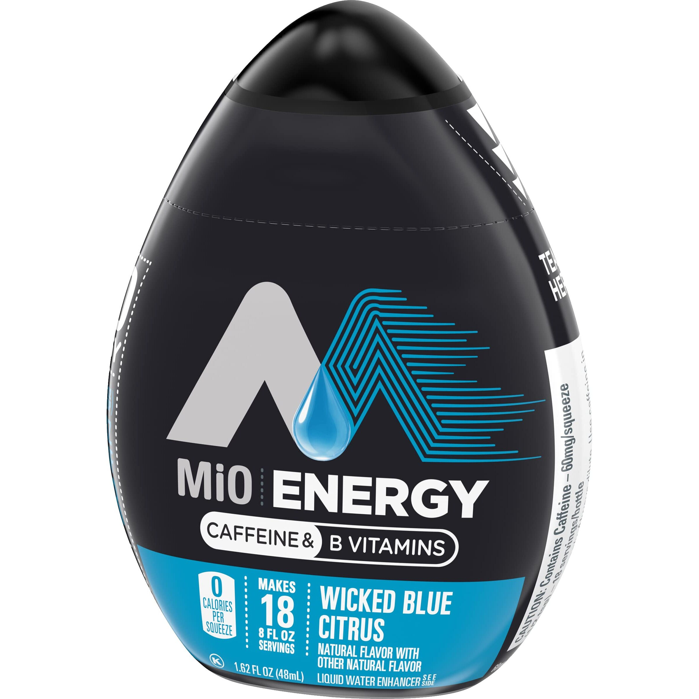 Mio Energy Liquid Water Enhancer, Wicked Blue Citrus, 1.62 Oz, 12-Pack