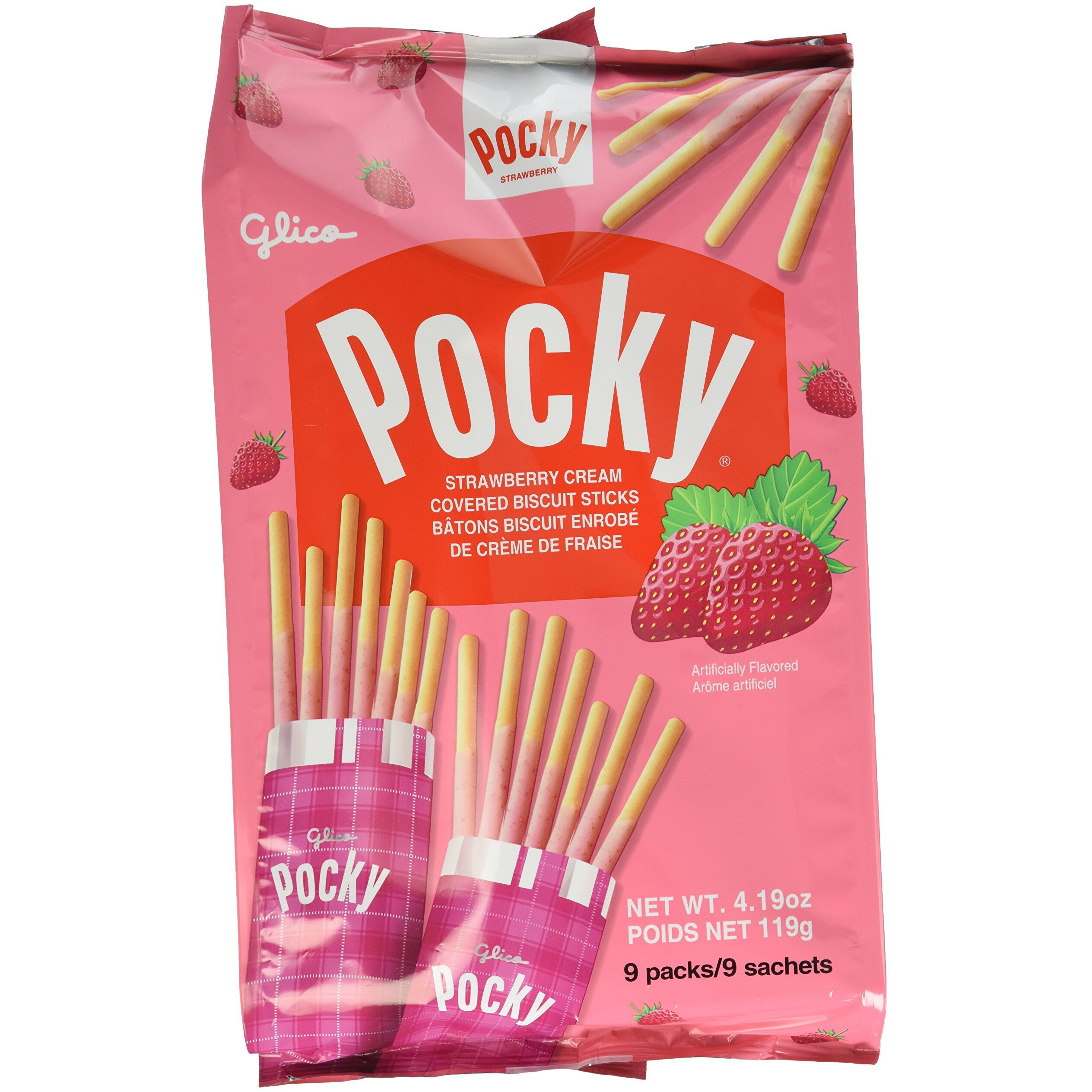 Strawberry Family Pocky 3.81 Oz