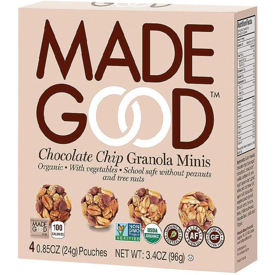 Made Good Granola Minis Chocolate Chip, 24 Gram, (Pack Of 6)