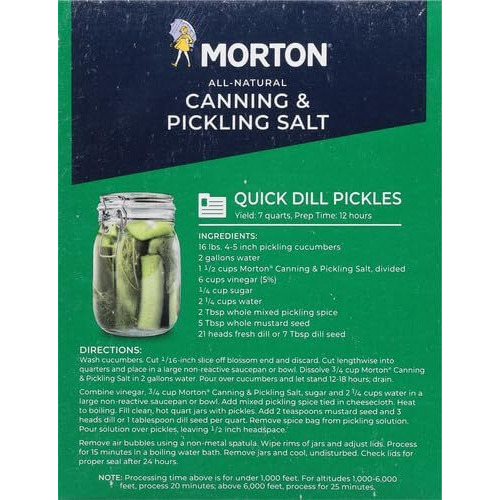 Morton Canning & Pickling Salt, 4 Pounds