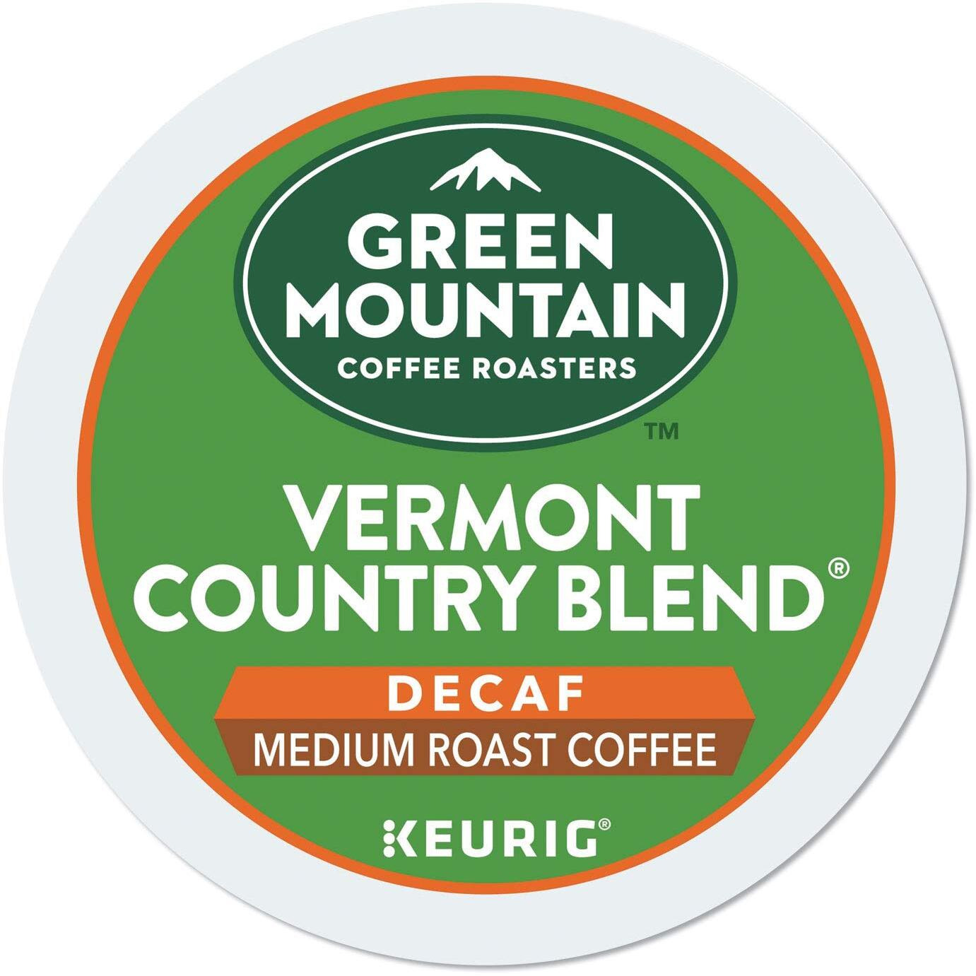 Green Mountain Coffee Vermont Country Blend Decaf, K-Cup Portion Pack For Keurig Brewers 24-Count