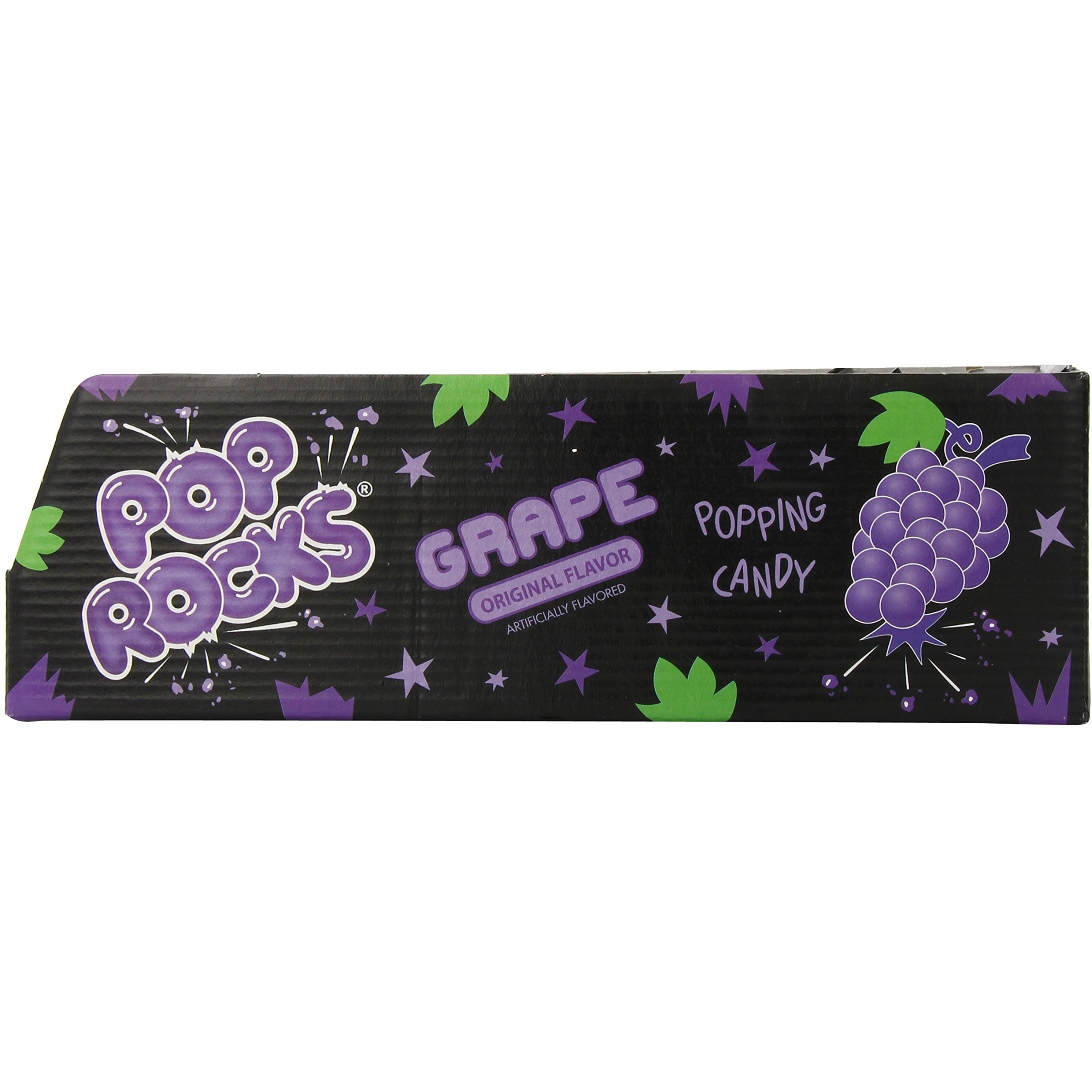 Pop Rocks Popping Candy, Grape, 0.33 Oz, 24 Count
