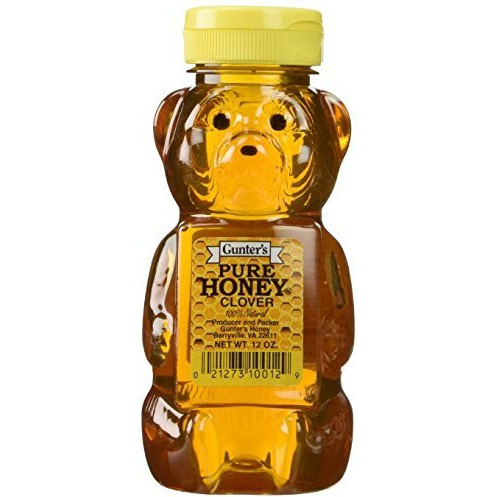 Gunter's Pure Clover Honey Bears - 12 Oz (Pack Of 6)