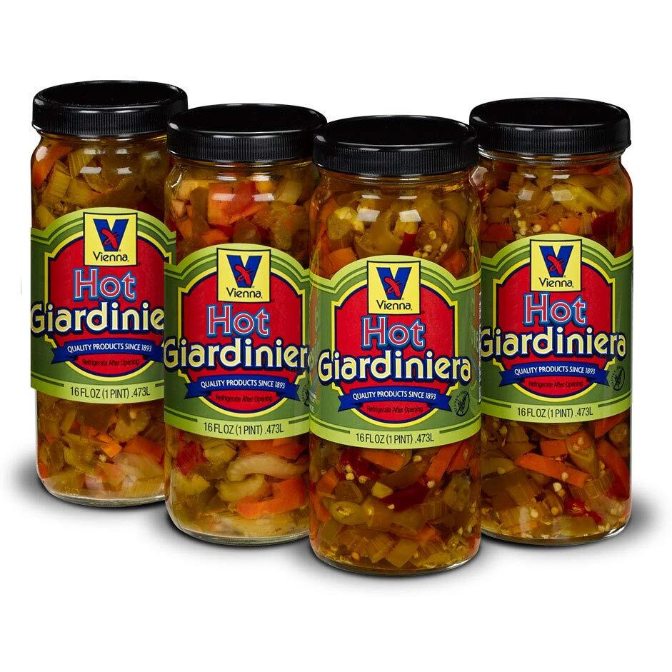 Vienna Hot Giardiniera 4-Pack (4-16 Oz. Jars)