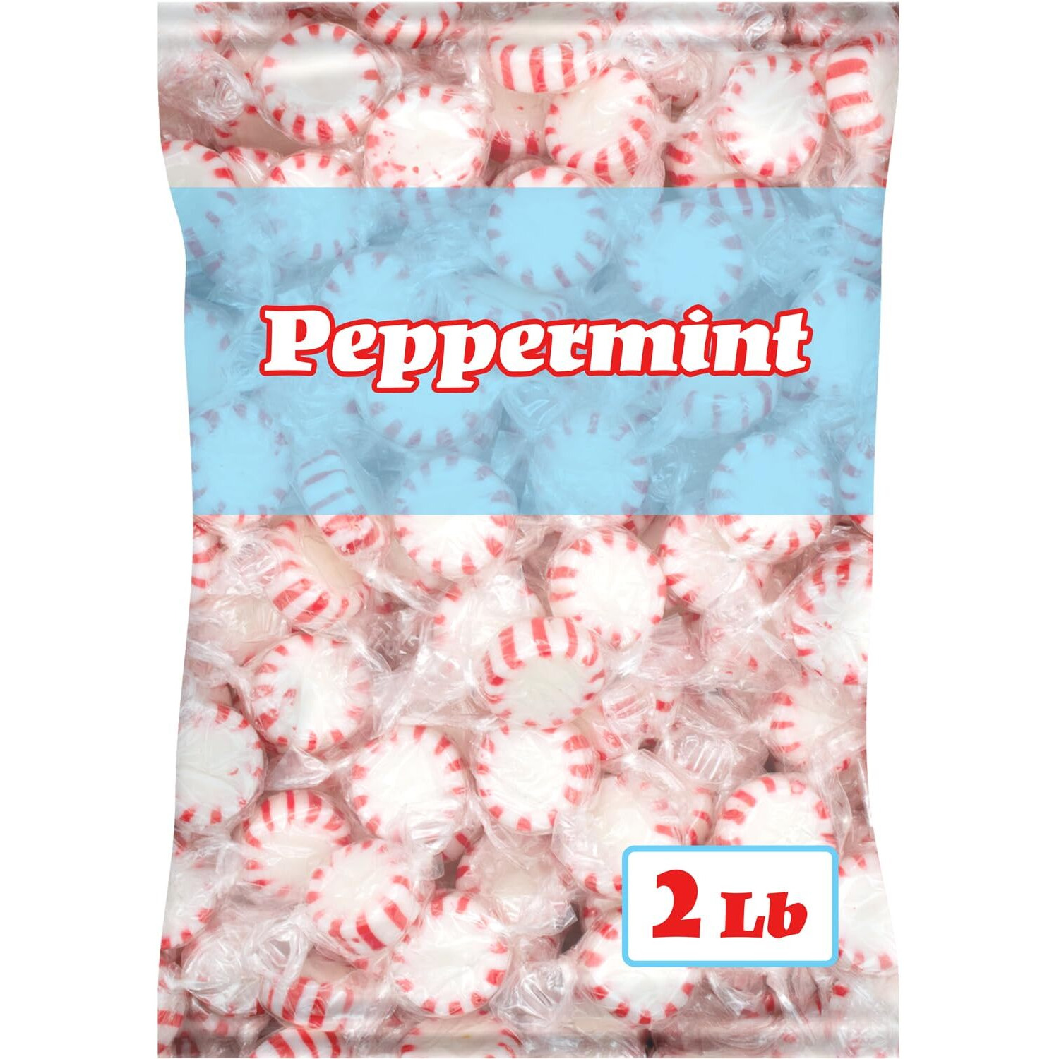 Starlight Candy, Individually Wrapped, Peppermint, 2 Pound-32 Ounce, 180+ Pieces