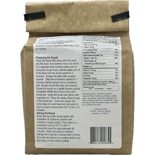 Steve's Gf Bread Flour Blend By Authentic Foods