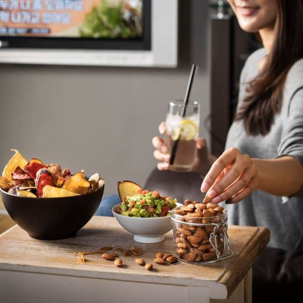 Mandelin Blanched Whole Almonds, 100% Almonds (1 Lb), Non-Gmo, Gluten Free, Vegan, Keto, Plant Based Diet Friendly, Kosher For Passover, Every Batch Tested For Quality