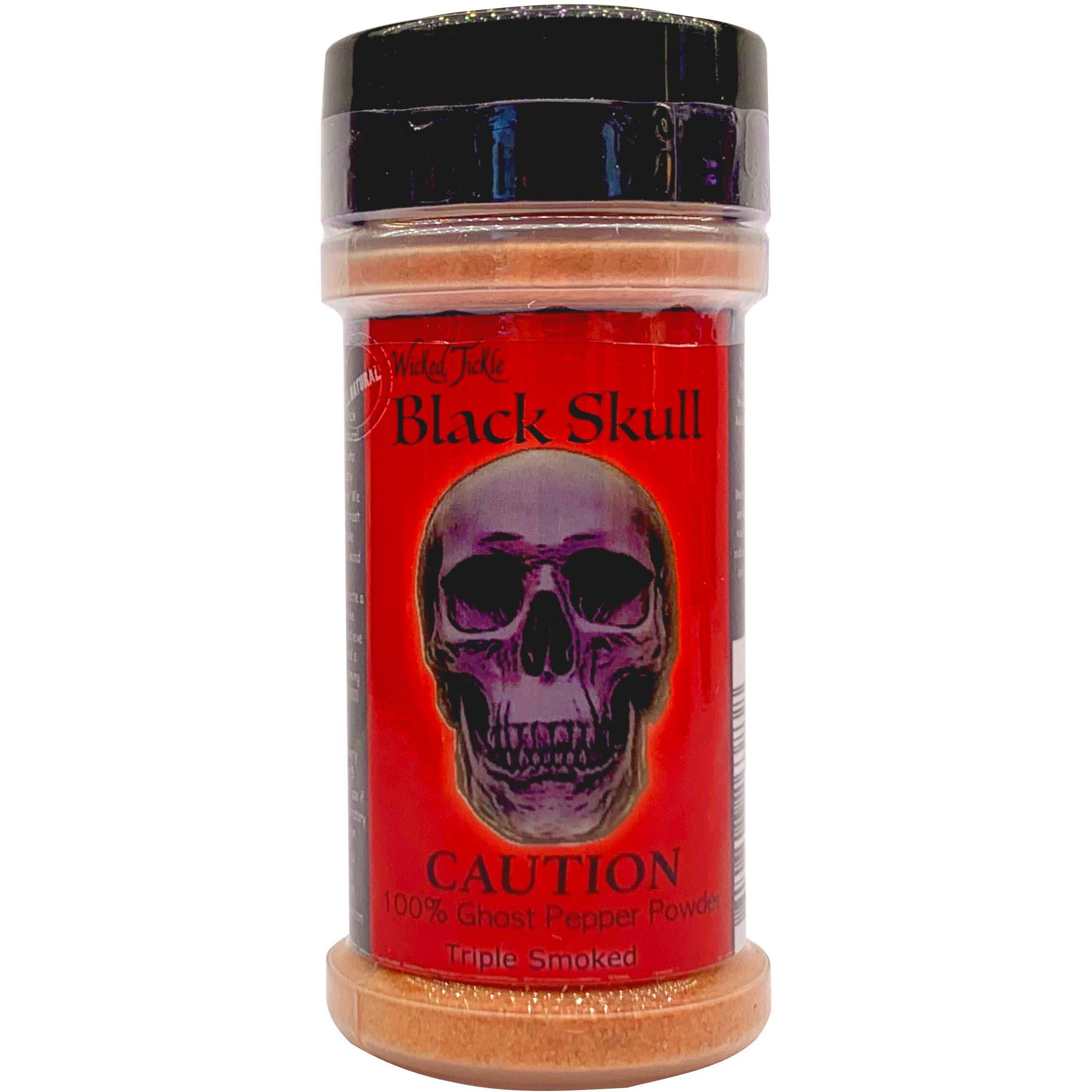 Wicked Tickle Black Skull Smoked Ghost Pepper Powder