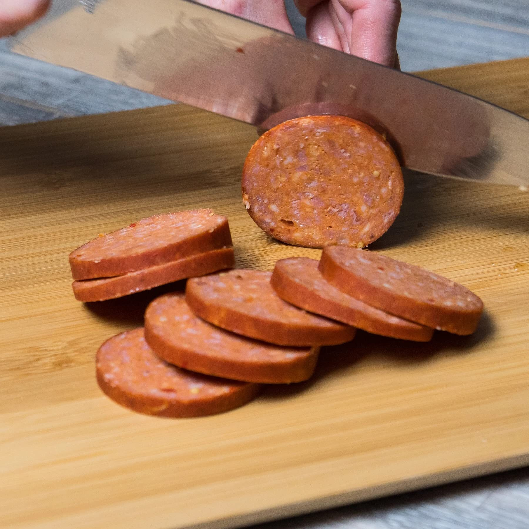 Pepper Joes Carolina Reaper Summer Sausage - Slow Smoked Spicy Summer Sausage With Worlds Hottest Pepper And Premium Midwestern Meat- 12 Ounces