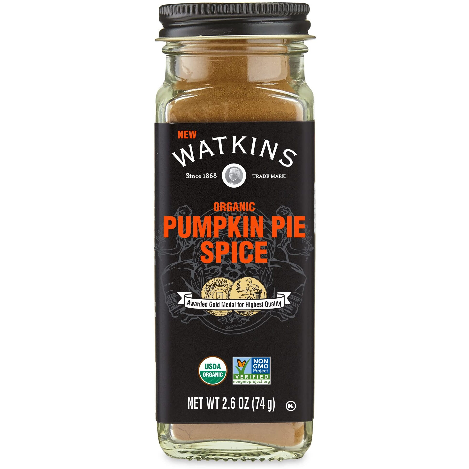Watkins Organic Pumpkin Pie Spice, 2.6 Oz., 1-Pack
