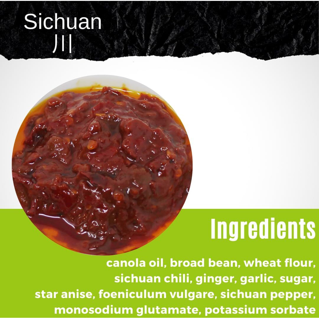 Npg Premium Sichuan Pixian Broad Bean Chili Paste With Red Chili Oil 7 Oz, Salty Fermented Hongyou Doubanjiang, Authentic Ingredient For Hotpots, Mapo Tofu, And Flavorful Sichuan Cuisine