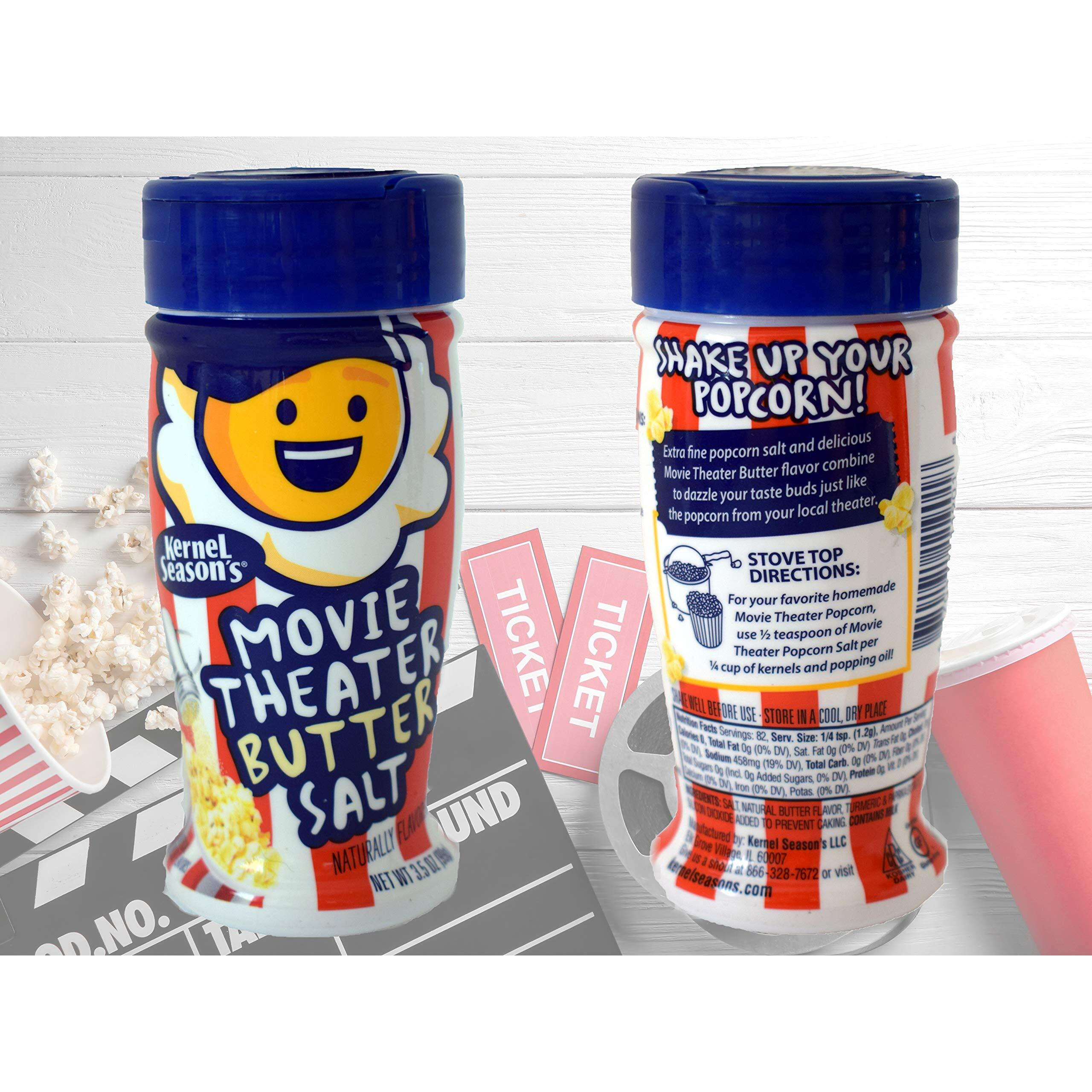 Kernel Season's Popcorn Seasoning, Movie Theater Butter Salt, 3.5 Ounce (Pack Of 6)
