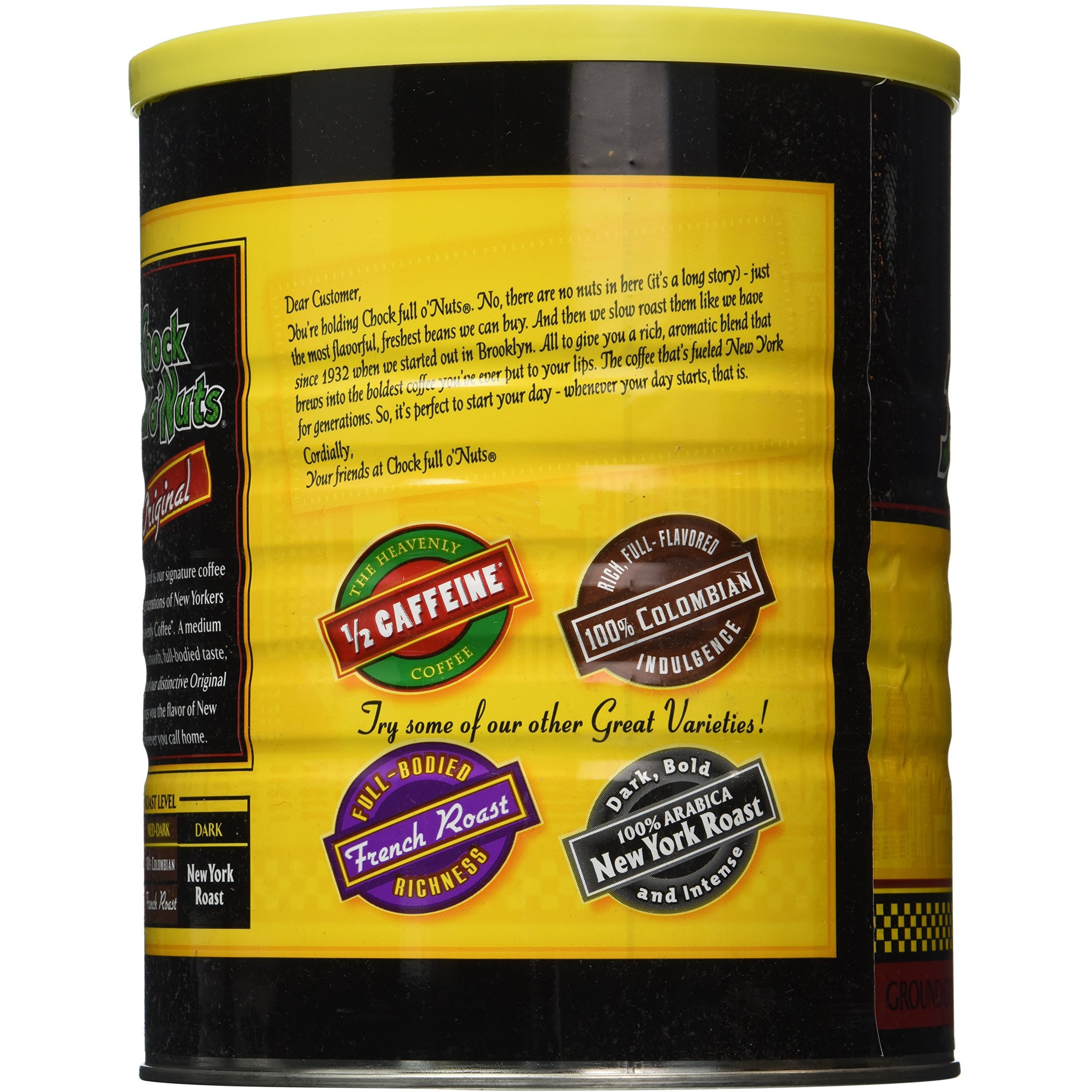 Chock Full O' Nuts Heavenly Original - 48 Oz. Pack Of 3