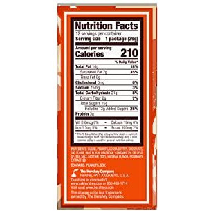 Reese's Plant Based Oat Chocolate Confection Peanut Butter Cups, Candy Packs, 1.4 Oz (12 Count)