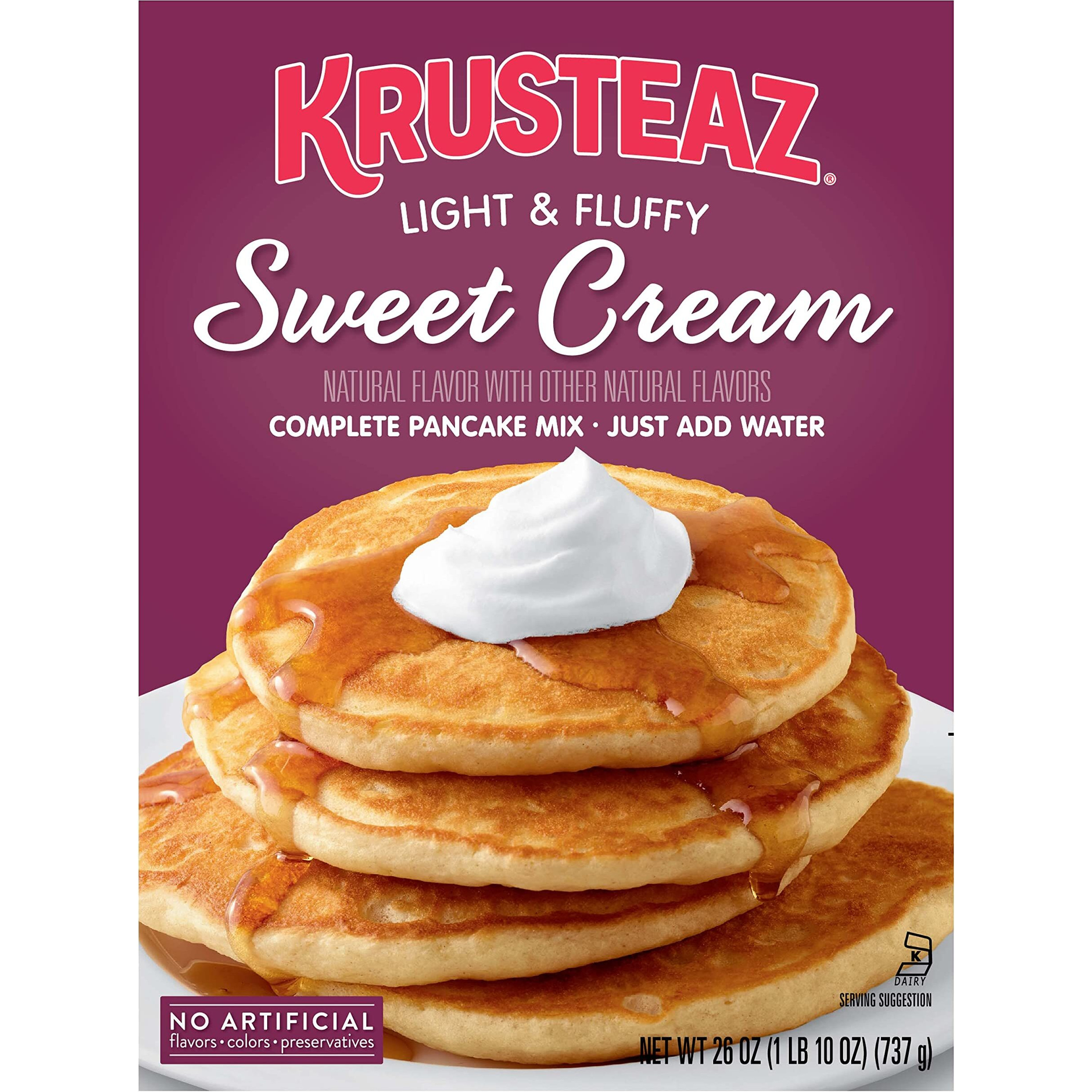 Krusteaz Original Pancake Mix Sweet Cream, 26 Ounce (Pack Of 6)