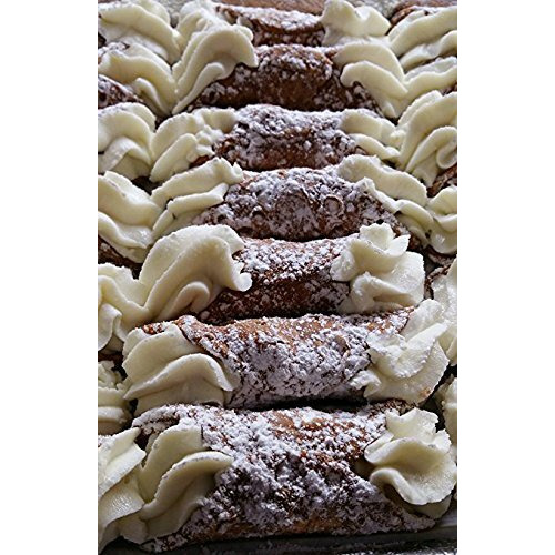 24 Cannoli Shells - 5 Inch Hand Made Fresh Daily - Frank And Sal Bakery