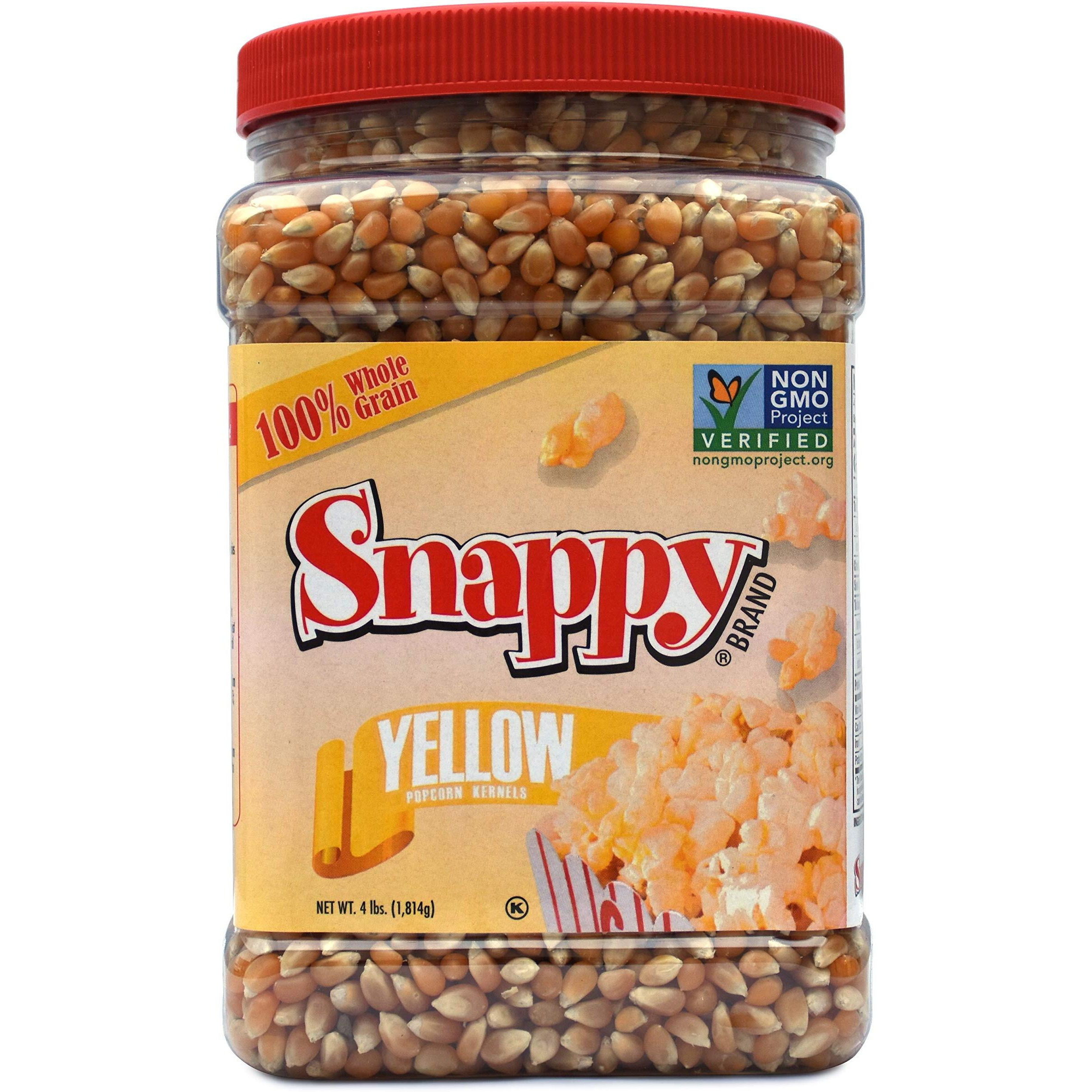 Snappy Yellow Popcorn Kernels, 4 Lbs