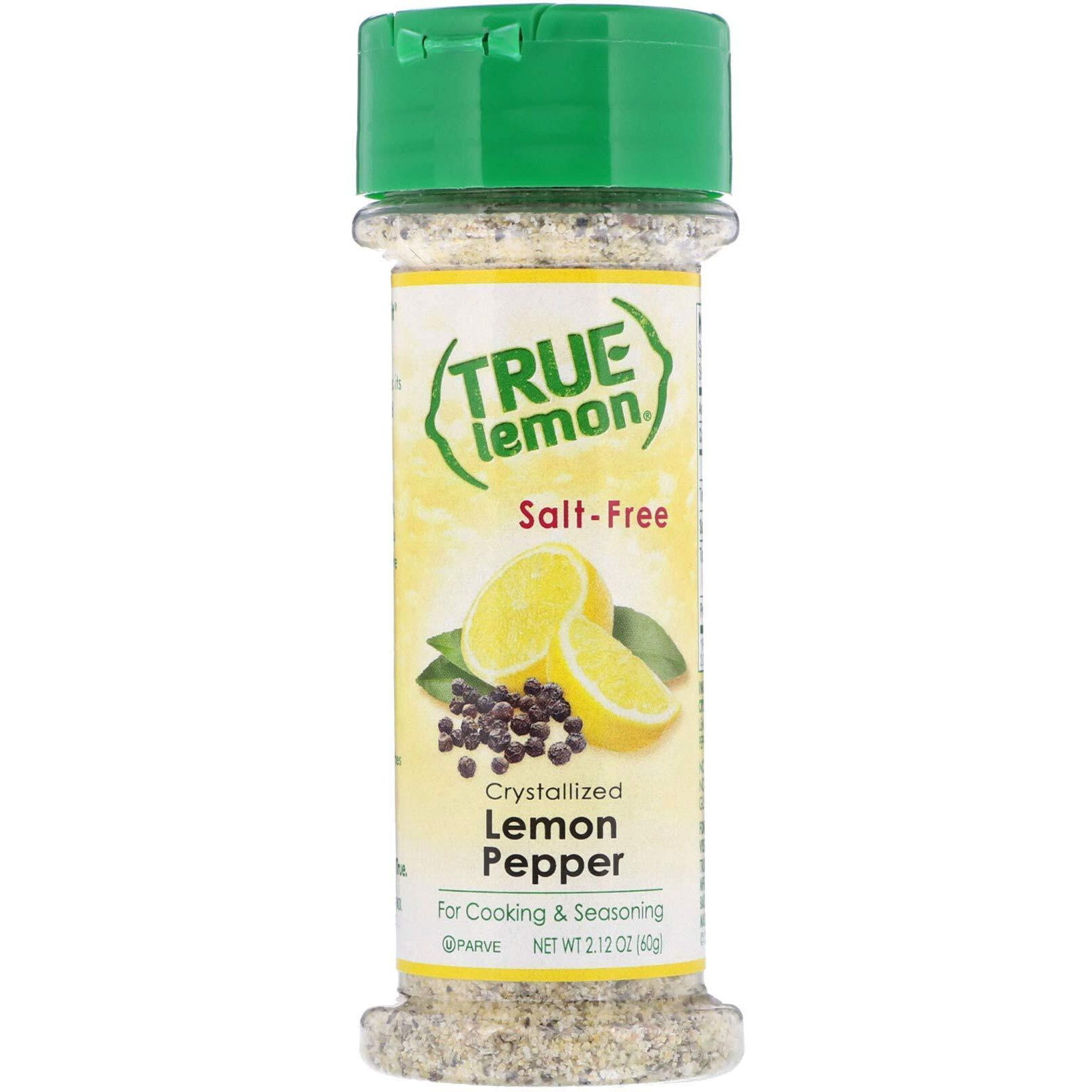 True Lemon Pepper Seasoning (2 Pack) Natural Ingredients, No Salt, No Gluten