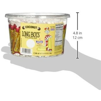 Atkinson Long Boys Coconut Candy In Tub, 44 Ounce