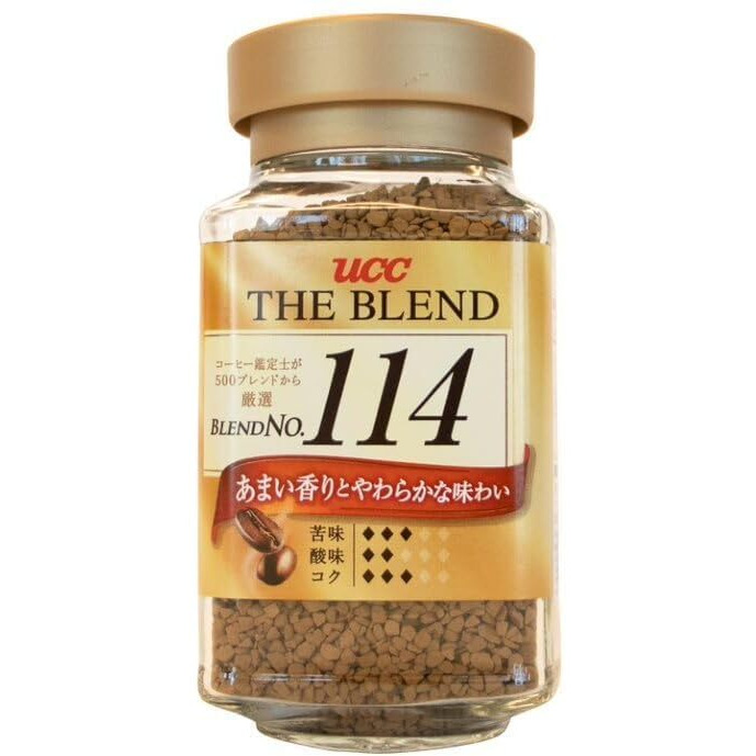 Ucc The Blend 114 Instant Coffee, Instant Black Coffee, Smooth Flavor, Imported From Japan, 3.17 Oz (90 G), Pack Of 1