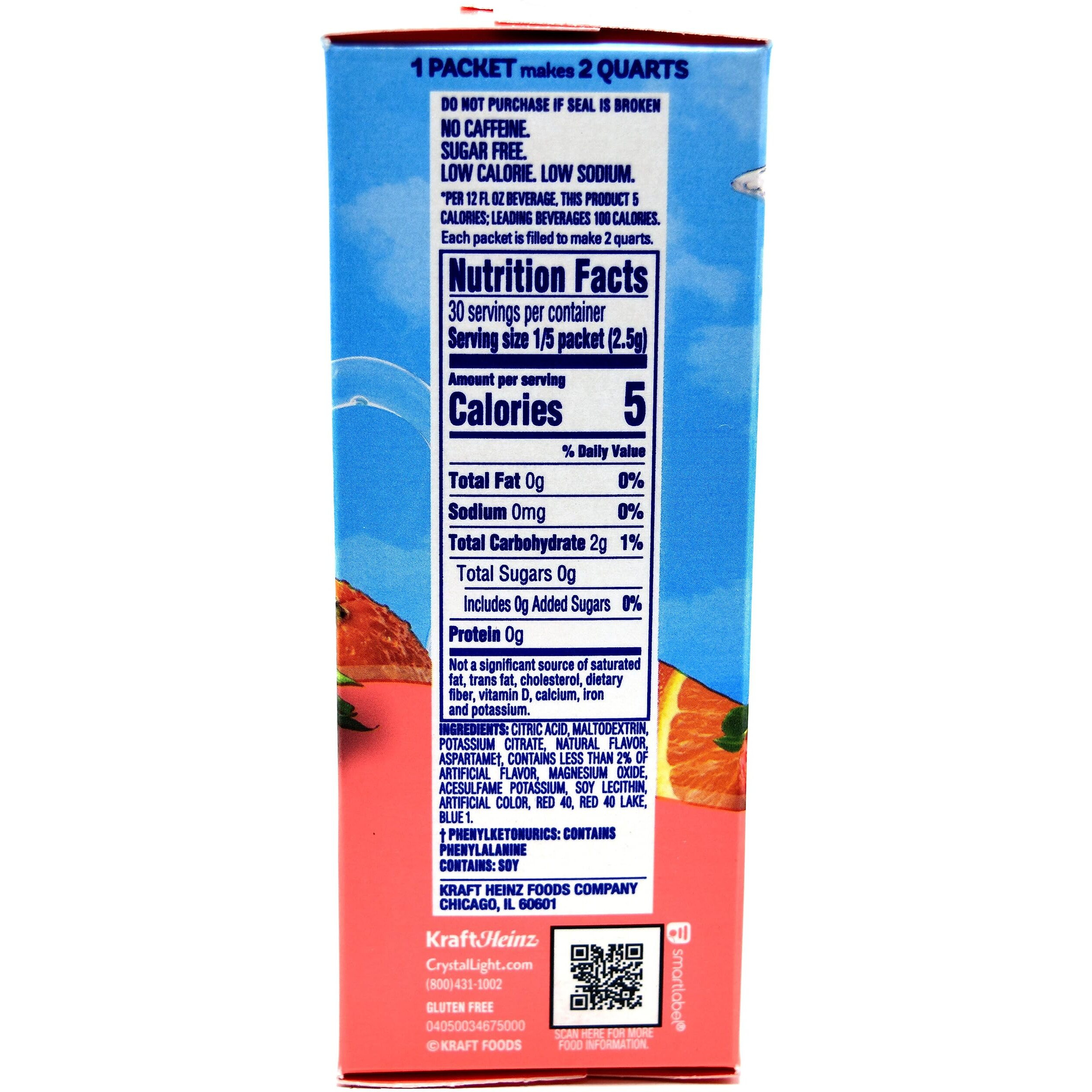 Crystal Light Strawberry Orange Banana 2.4 Ounces (2 Pack)