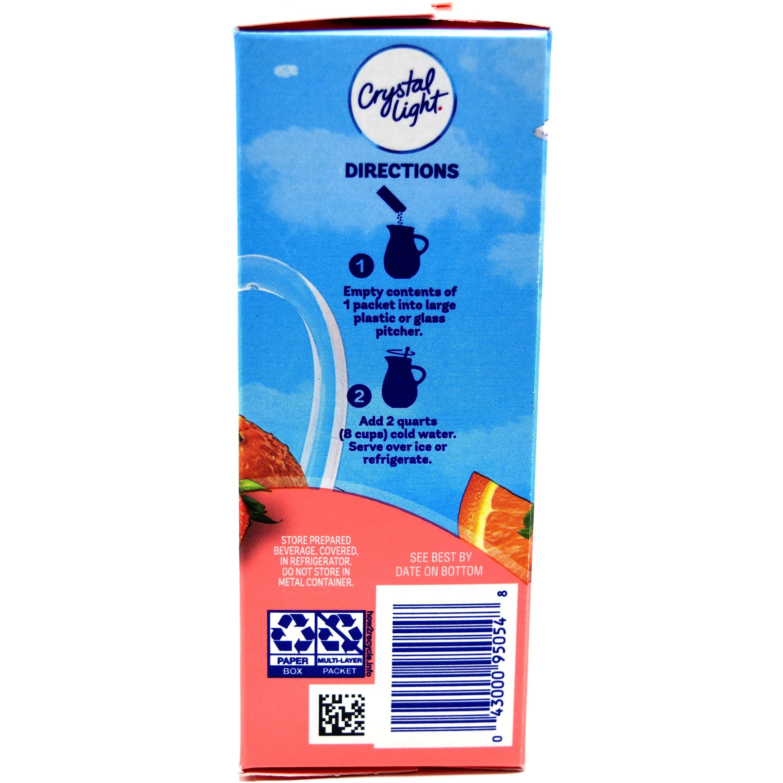 Crystal Light Strawberry Orange Banana 2.4 Ounces (2 Pack)