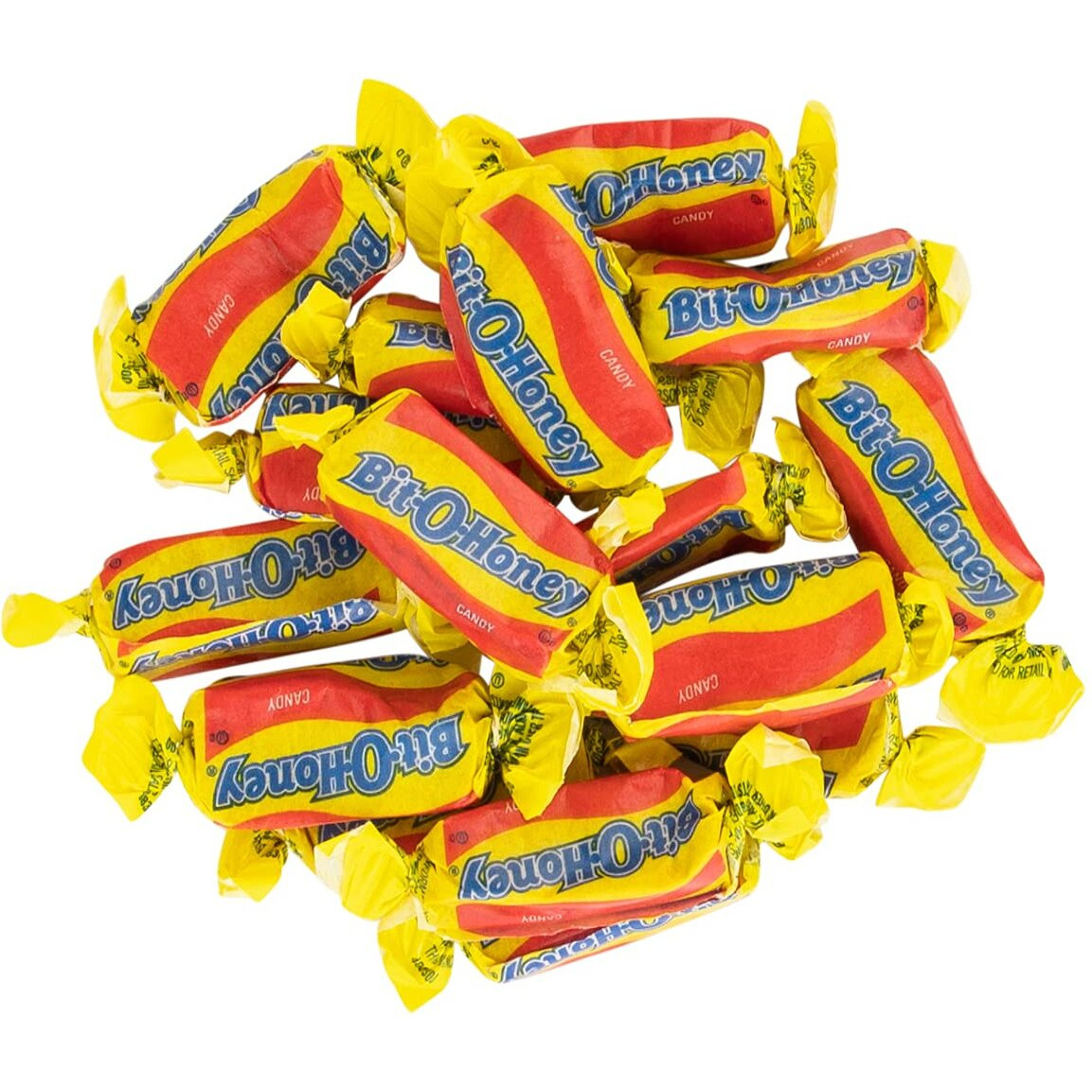 Bit O Honey Retro Candy 2Lbs (About 136 Pieces) Bulk 32 Oz Bag Fresh & Tasty Honey Almond Candy Packed By Snackadilly