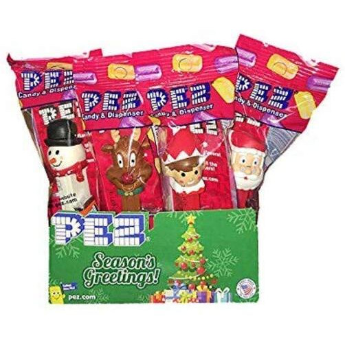 Pez Candy Dispenser Winter Christmas Holiday 12 Pack
