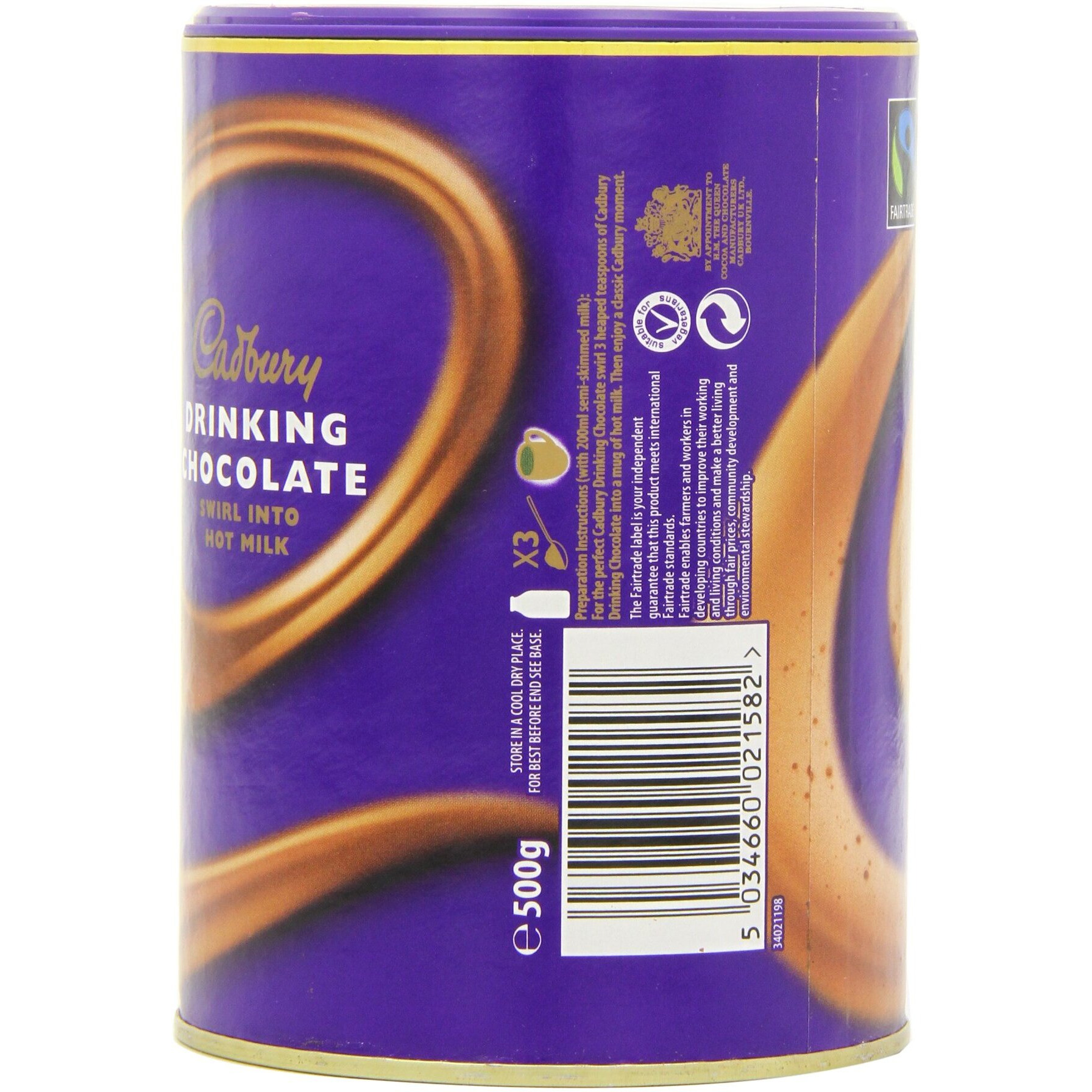 Cadbury Drinking Hot Chocolate 500 G (Pack Of 3)