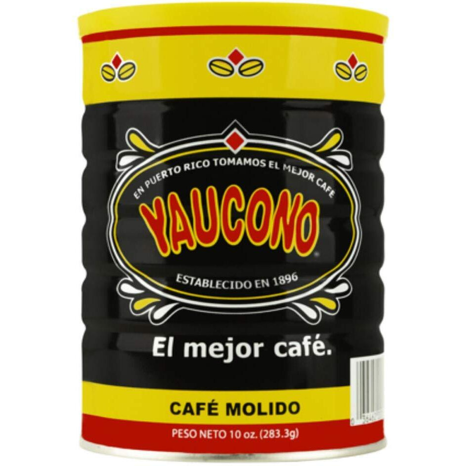 Yaucono Ground Coffee, Arabica, Medium Roast, Puerto Rico, 10 Ounce Can (Pack Of 1)