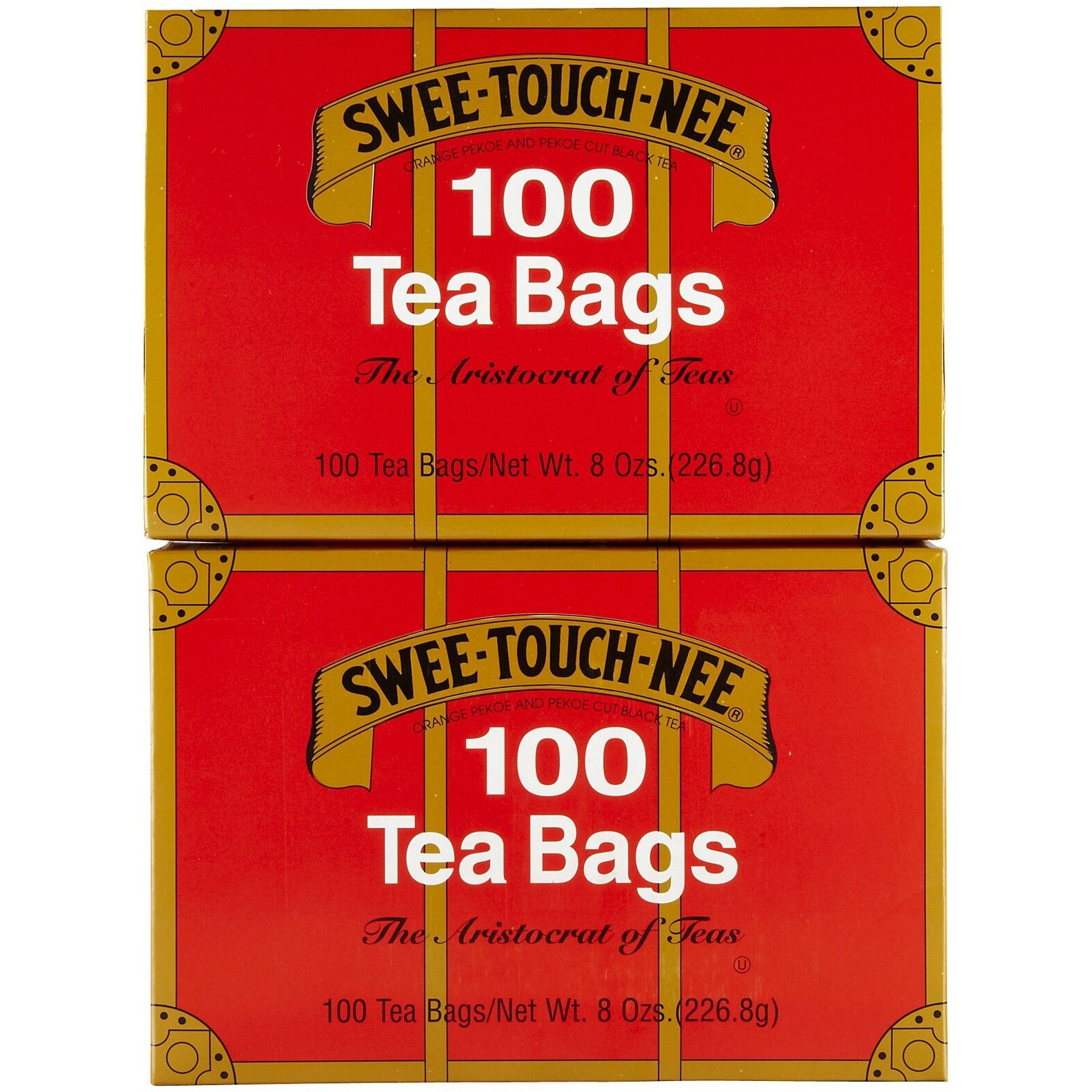 Sweet Touch Nee Orange Pekoe & Pekoe Cut Black Tea Bags, 100 Ct, 2 Pk