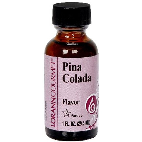 Lorann Pina Colada Ss Flavor, 1 Ounce Bottle - 4 Pack