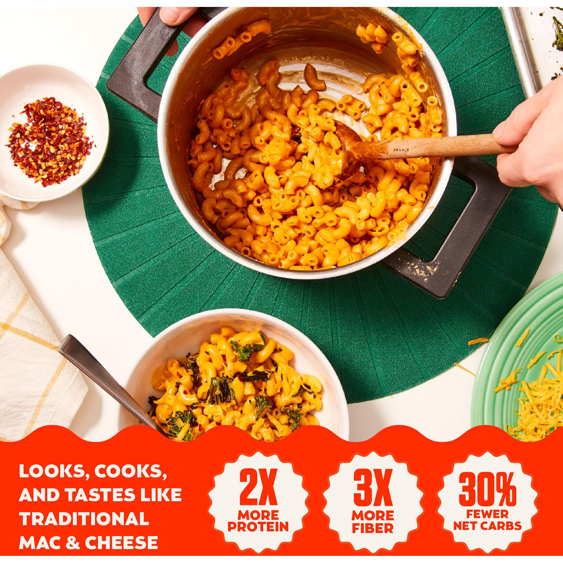 Banza Chickpea Pasta Mac & Cheese - High Protein Gluten Free Healthy Pasta - Mac & Cheese, Elbows With White Cheddar (Pack Of 6)