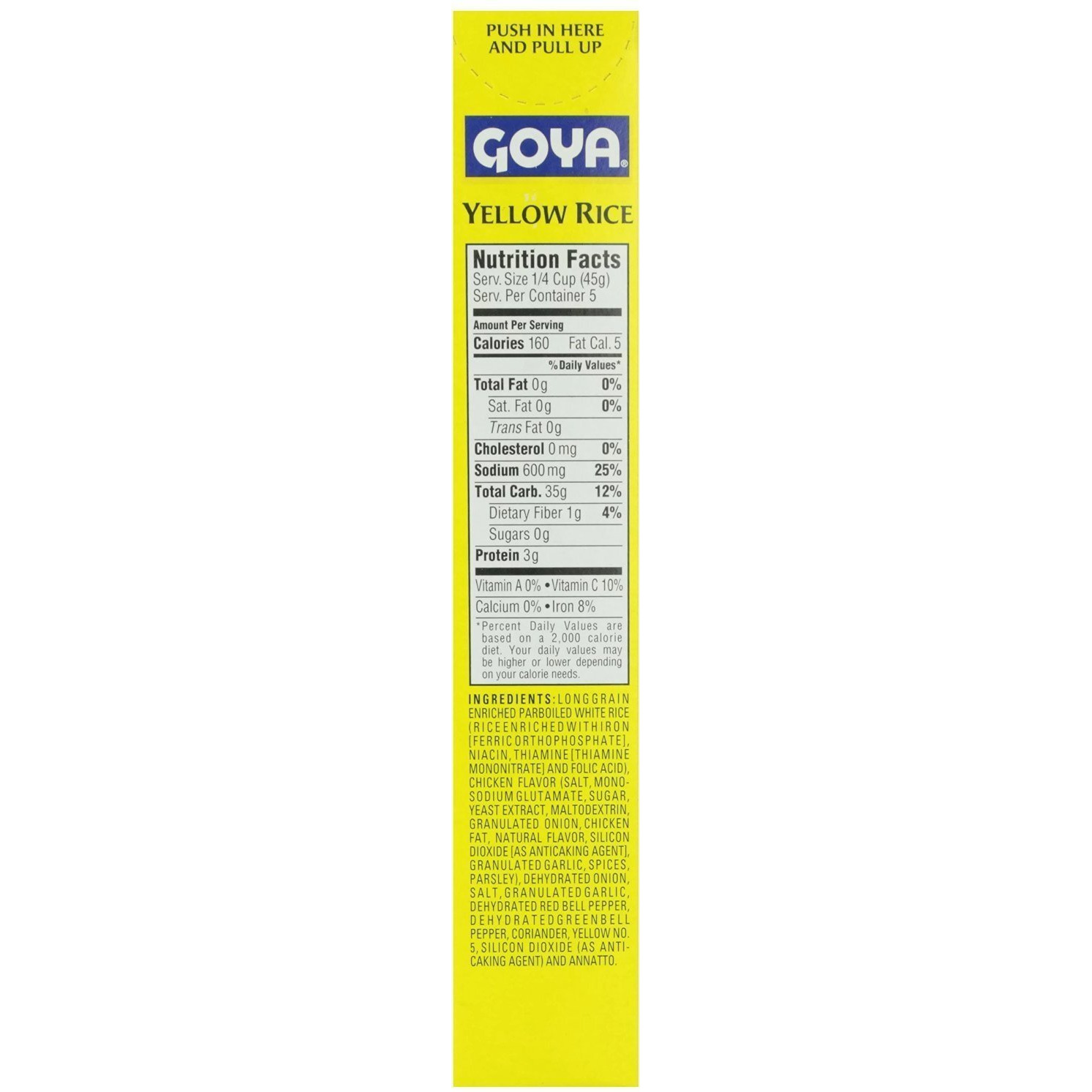 Goya Rice Mix Yellow 7 Oz Pack Of 6