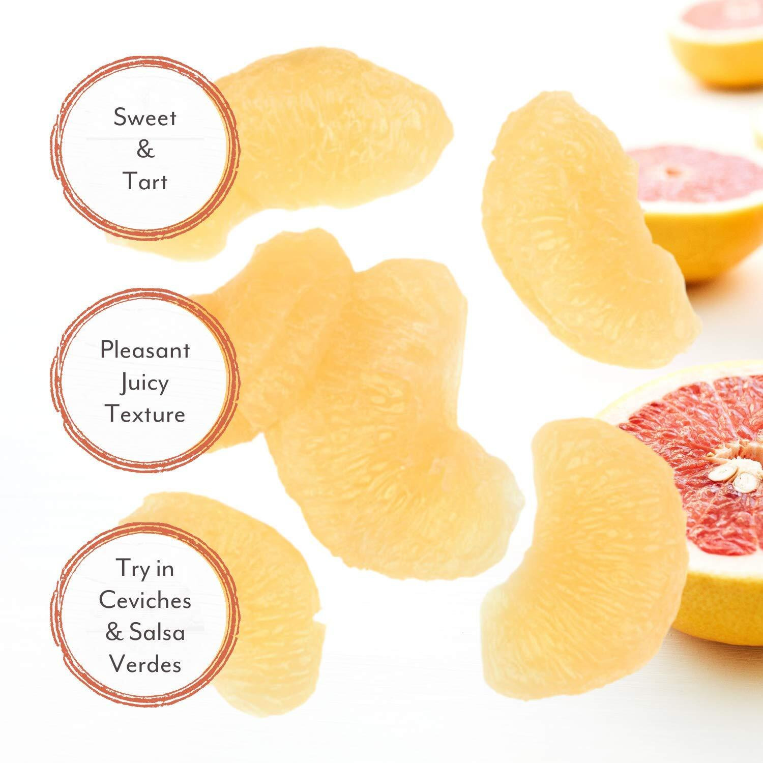 Roland Foods White Grapefruit Segments In Light Syrup, 43.3 Ounce Can, Pack Of 4