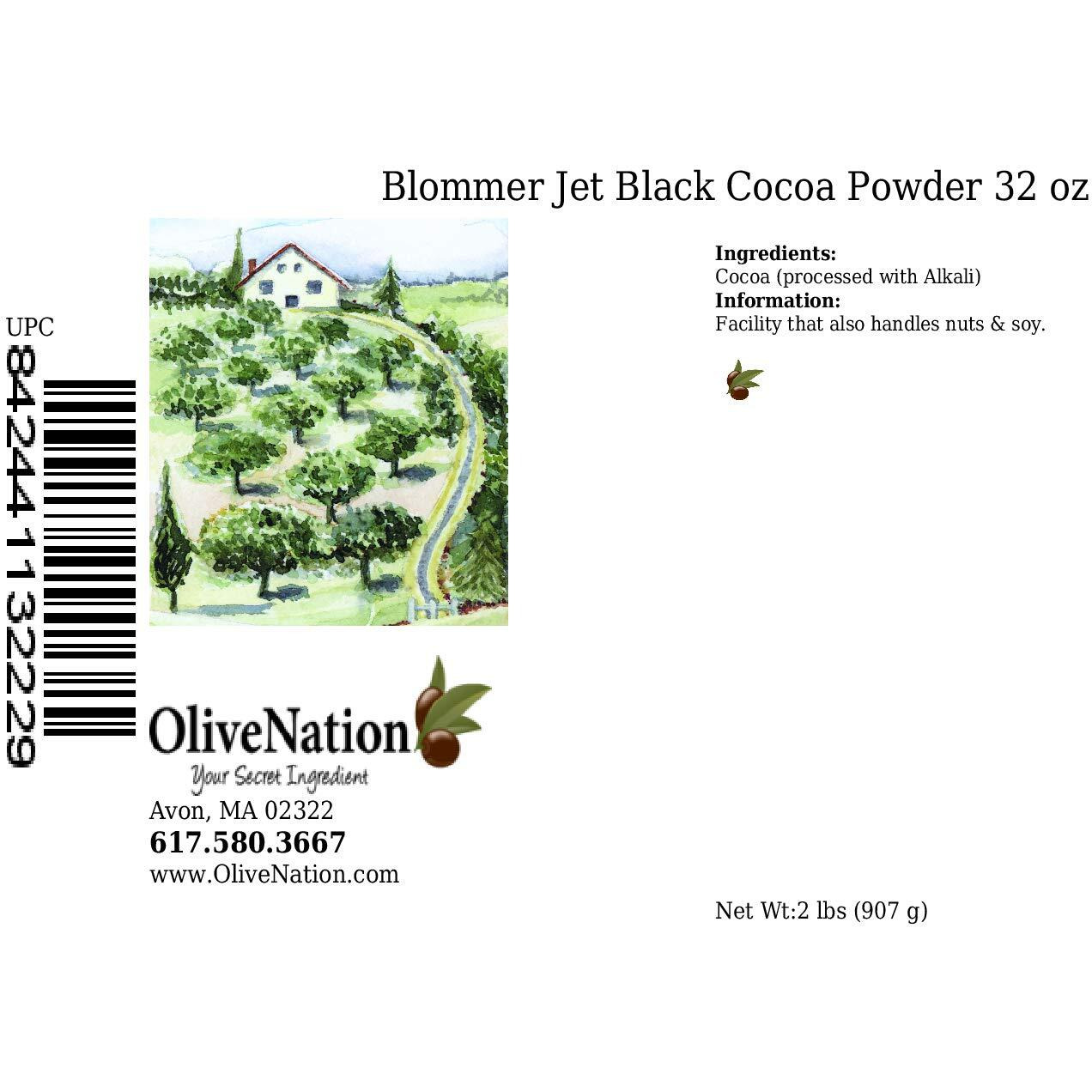 Blommer Jet Black Cocoa Powder From Olivenation - 32 Ounces