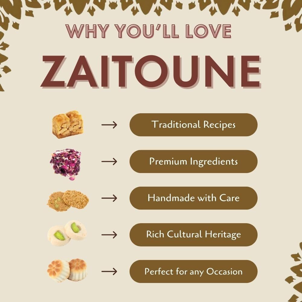 Zaitoune Premium Pistachio Turkish Delight - Handmade Turkish Sweet Authentic Turkish Lokum - Perfect For Dessert Or Gift, 250G