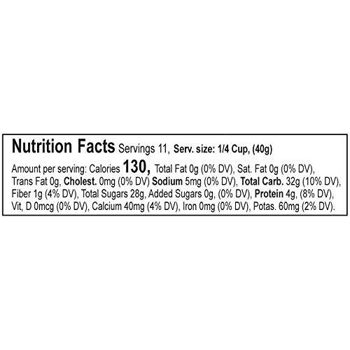 Unsweetened Dried Blueberries By Brownwood Acres - Fruitfast | Non-Gmo, Gluten Free, Kosher Certified All Natural Healthy Snack - No Added Sugars, Oils Or Fillers - Just Blueberries (1 Pound)