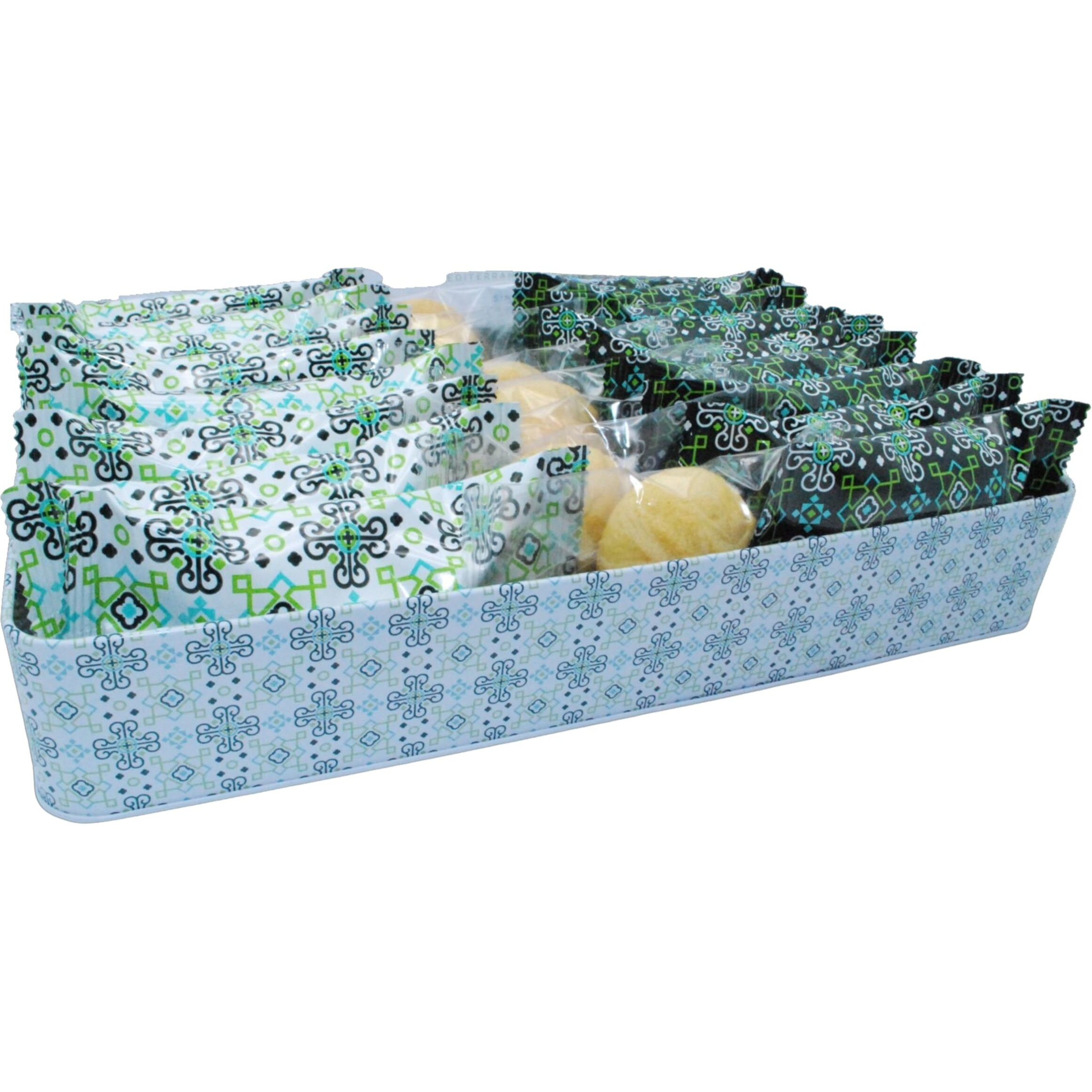 Al Bohsali Maamoul Pistachio, Walnut, And Date Filled Shortbread Cookies - 24Pc (8 Of Each)