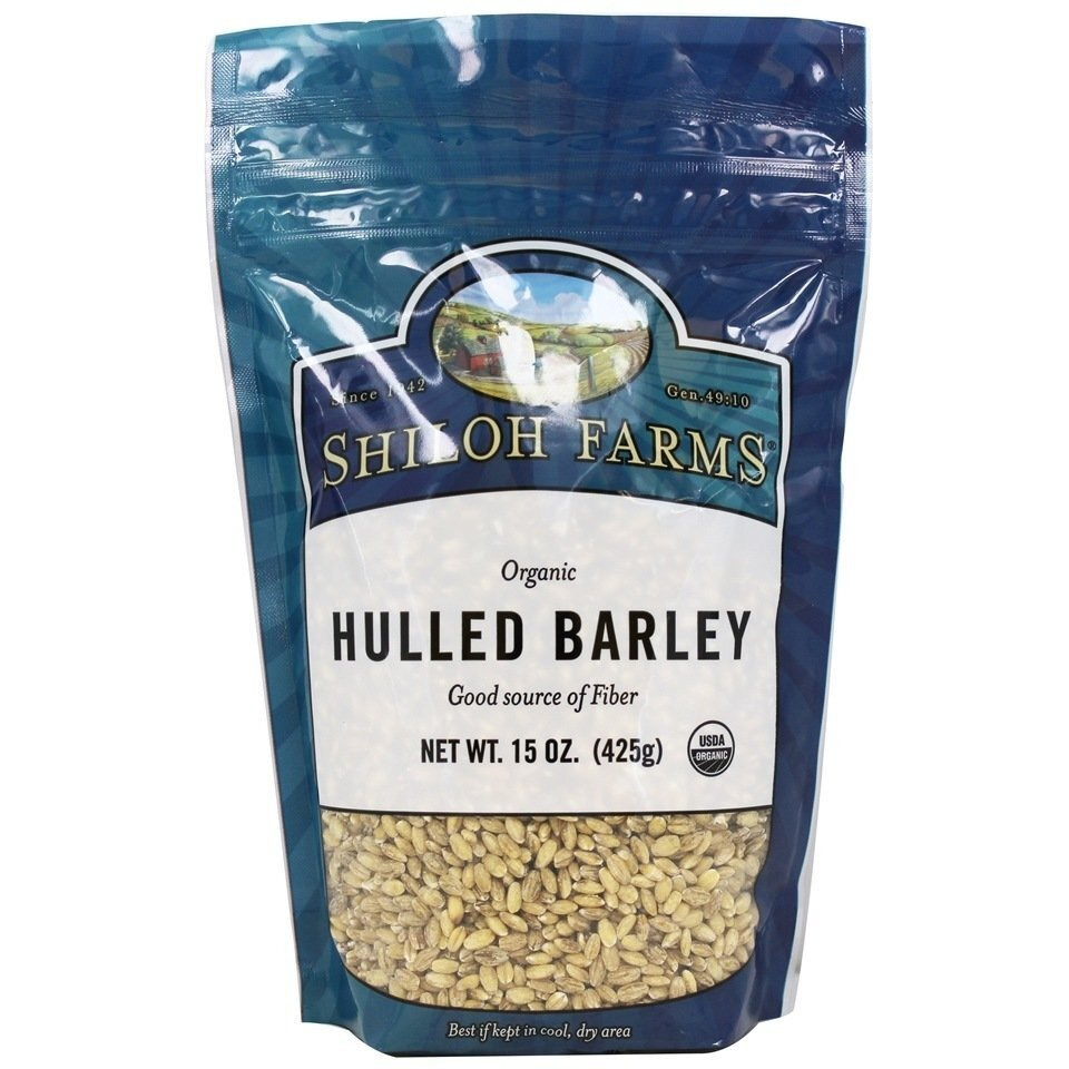 Organic Hulled Barley Grain From Shiloh Farms - 15 Oz Pouch