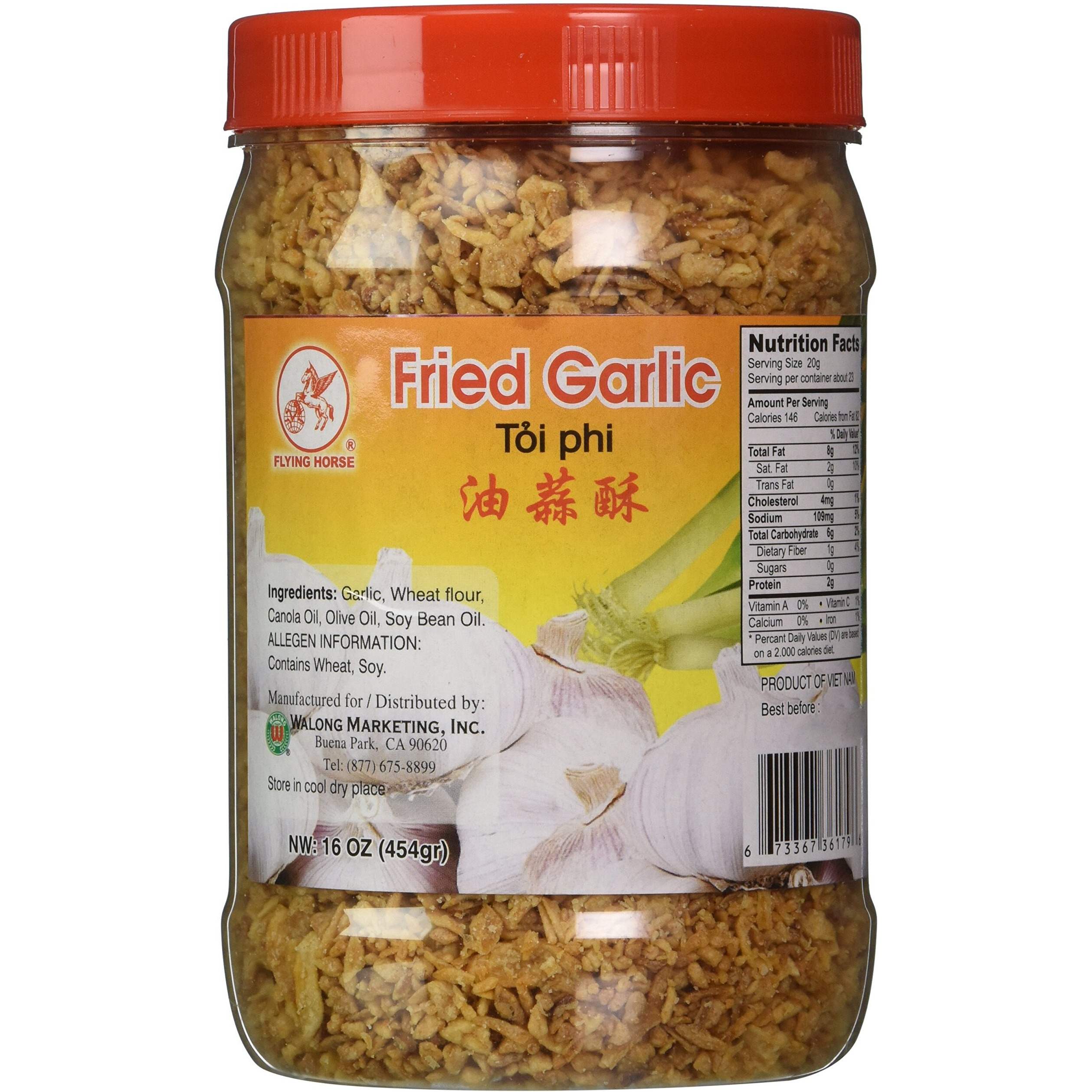 Flying Horse Crispy Fried Garlic, 16 Ounces