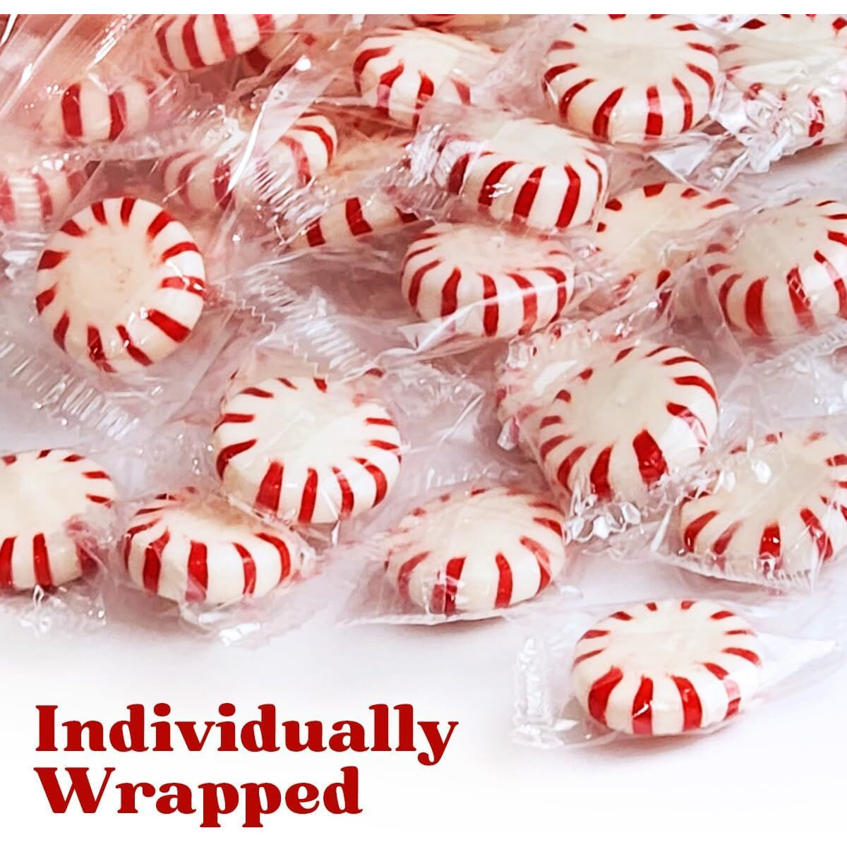 Starlight Peppermints Candy - Individually Wrapped Candy Sweets - Starlight Mints Hard Candy Individually Wrapped Office Candy Mints, Perfect Peppermint Candy For Office, 3Lb
