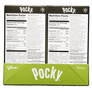 Pocky Biscuit Stick, Matcha Green Tea, 2.47 Ounce (Pack Of 10)