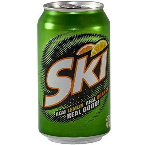 Ski Citrus Soda, 12 Ounce (12 Cans)