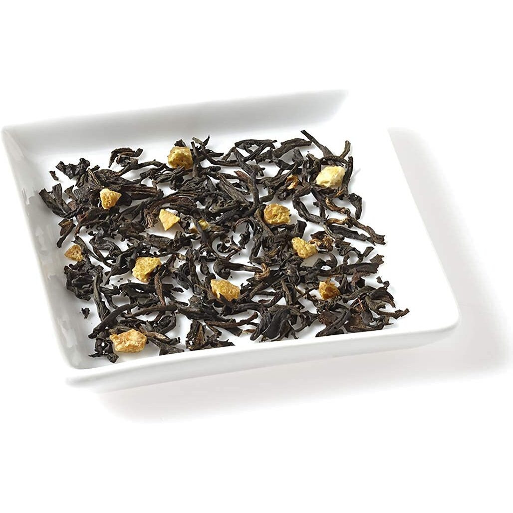 Golden Moon Tea Organic Tippy Earl Grey Black Tea - Real Bergamot Peels & Extract - Loose Leaf, Non-Gmo - 1 Pound (192 Servings)